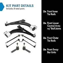 TRQ Front Steering & Suspension Kit Compatible with