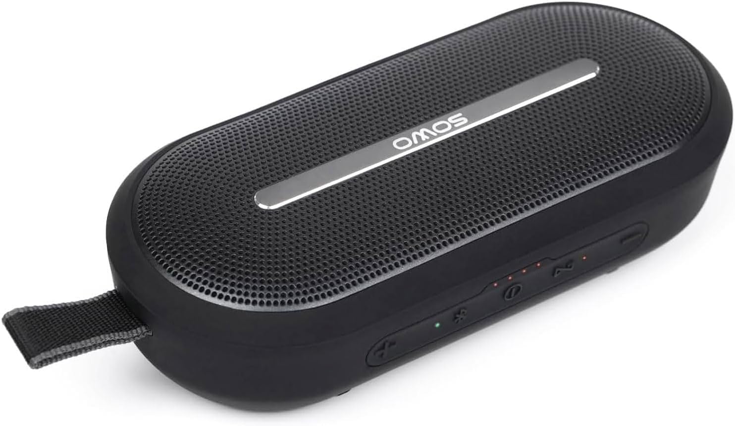 SOWO Portable Wireless Speaker with Bluetooth, Enhanced Immersive Bass, Partyboom Technology, 40W Loud Clear Stereo Sound, IP67 Waterproof, 16H Playtime for Outdoor, Camping and Travel - Deep Black