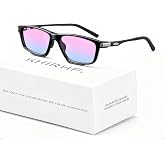 Khirhf Color Blind Glasses for Men, Ultra-Clear High-Definition Lenses, Color Correcting &amp; Enhancing Glasses Outdoor Use for Deutan and Protan Colour Blindness
