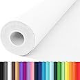 36" x 3600" (300') White Craft Paper Roll, Bulletin Board Construction Kraft Paper for Gift Wrapping Bouquet Flower Art Decorative Kids Drawing Coloring Painting Chart Easel Poster Packing 80GSM 55LB