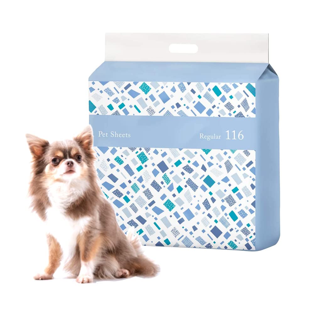 アイリスオーヤマ(IRIS OHYAMA) 超吸収ペットシーツ 【超厚型タイプ】 抗菌銀イオンAg+配合 ニオイカット 吸収力30%UP レギュラー116枚商品画像