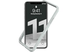 RhinoShield Bumper Case Compatible with [iPhone 11 / XR] | CrashGuard NX - Shock Absorbent Slim Design Protective Cover 3.5M / 11ft Drop Protection - Platinum Gray