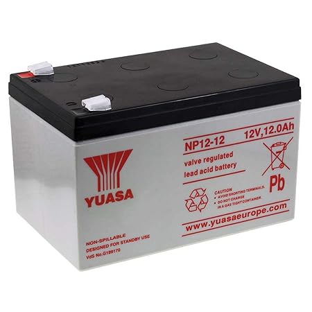 akku-net YUASA Bleiakku NP12-12 VDs, 12V, Lead-Acid
