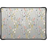CASETiFY Impact MacBook Air 15" (M2-M4) Case [Cushioned Impact Corners/Scratch-Resistant/Anti-Slip Grip] - Dreamy Floral Pattern - Clear Black