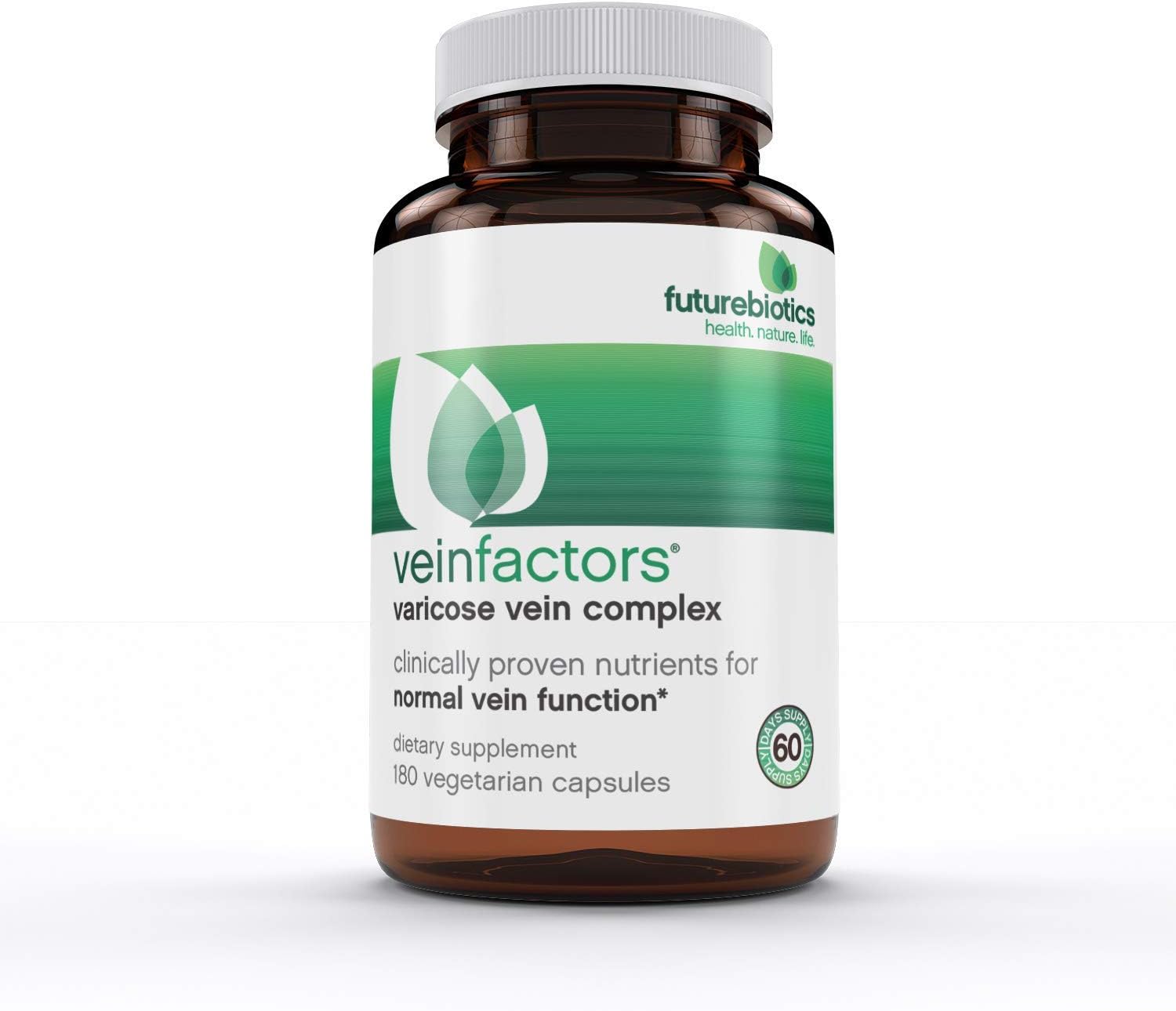 FutureBiotics VeinFactors, Varicose Vein Complex, 180 Vegetarian Capsules