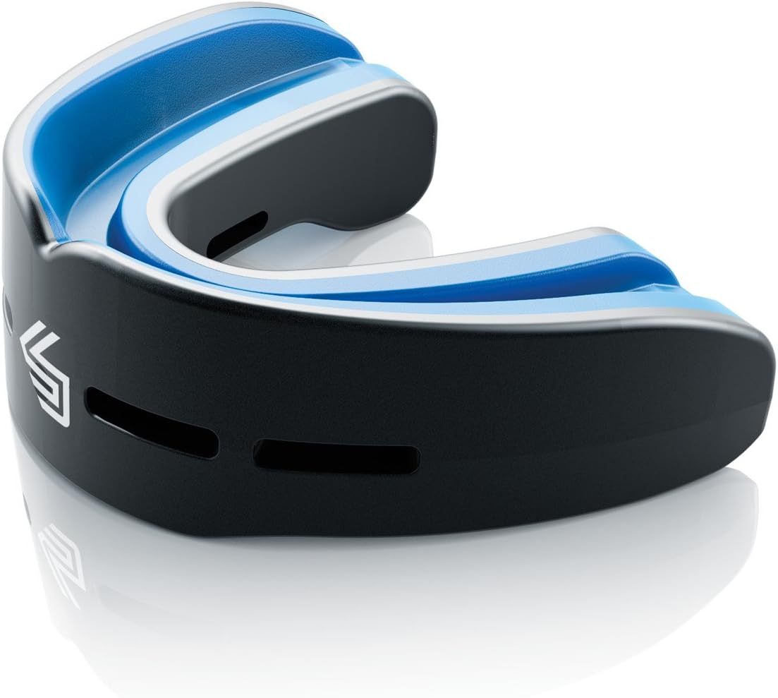 Shock Doctor Nano Double Mouthguard, Protects Upper and Lower Teeth, Youth & Adult sizes available : Sports & Outdoors