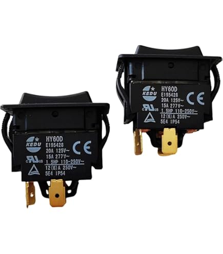 Miayaya Toggle Rocker Switch MT-3021-1 Heavy Duty Electrical Switches 2