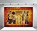 Laeacco 7x5FT Vinyl Photography Background Old Egypt Natural Paper Color Egyptian Mural Pharaoh Drawing Wall Painting Home Decorations Holiday Party theme Photos Shooting Video Studio Props 2.2x1.5m