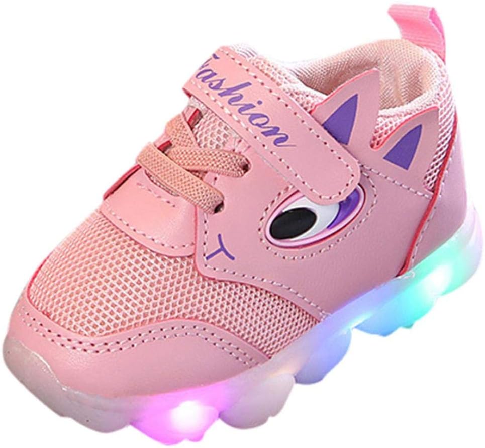 HOMEBABY New Kids Casual Light Up Trainers Toddler Baby Girls Boy LED Luminous Shoes Sneakers Boots Unisex Halloween Christmas Gift