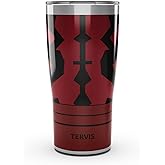 Tervis Traveler Star Wars - Darth Maul Phantom Menace 25th Anniversary Triple Walled Insulated Tumbler Travel Cup Keeps Drinks Cold & Hot, 20oz, Stainless Steel