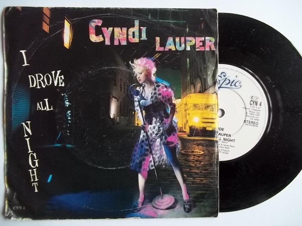  CYNDI LAUPER I Drove All Night 7" vinyl Music