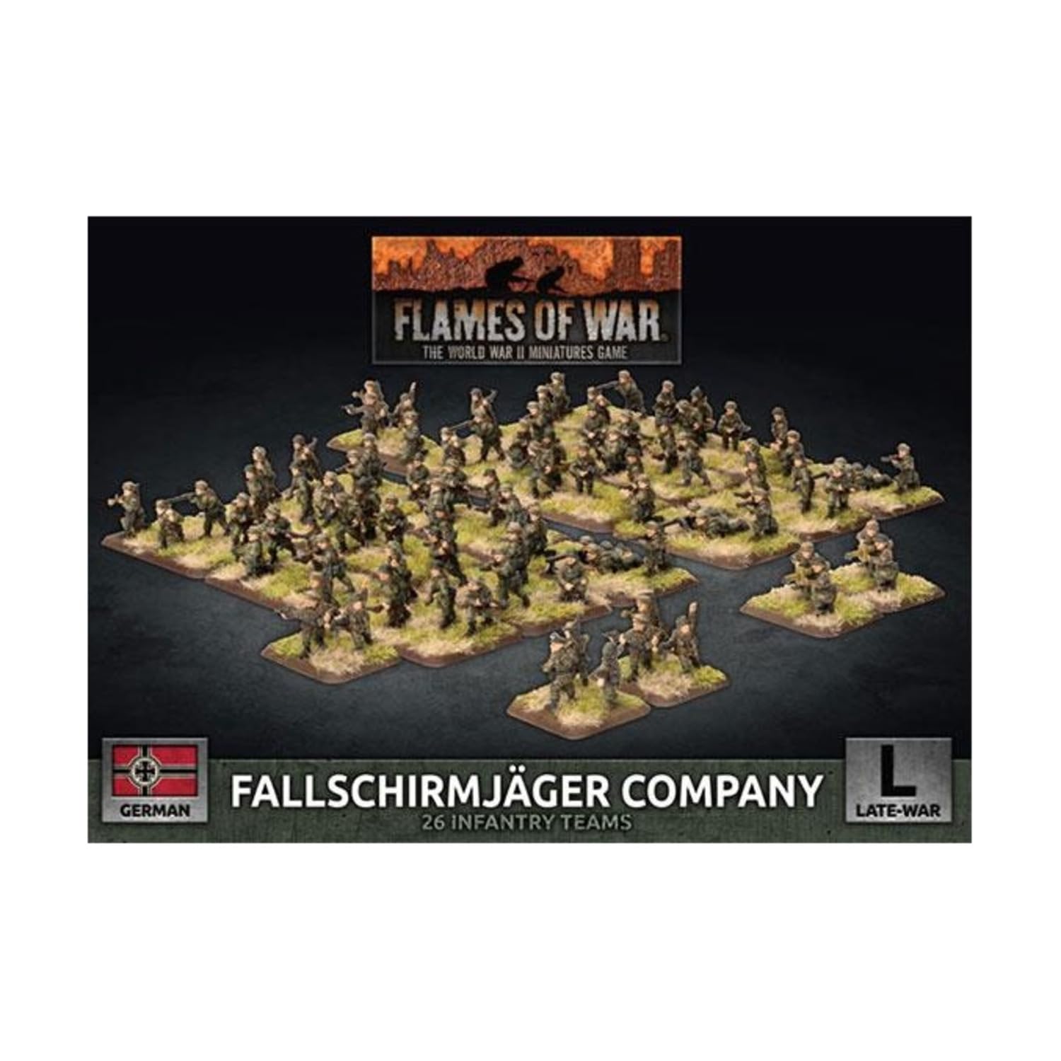 Flames of War: Late War: German: Fallschirmjager Company (GBX136)