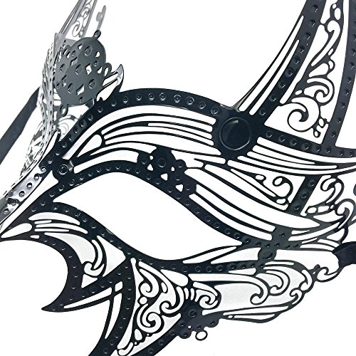 New Wolverine Men's Mask Laser Cut Venetian Halloween Masquerade Mask Costume Extravagant Inspire Design - Black