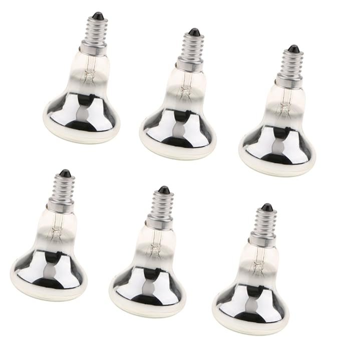 Baoblaze E14 Reflektorlampe Lavalampe Glühbirne R50 40W Glühlampe - 6 Stück