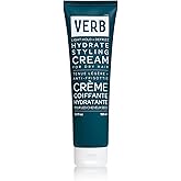 VERB Hydrate Styling Cream - Smooth + Reduce Frizz for Dry + Frizzy Hair - Amber + Warm Jasmine Scent