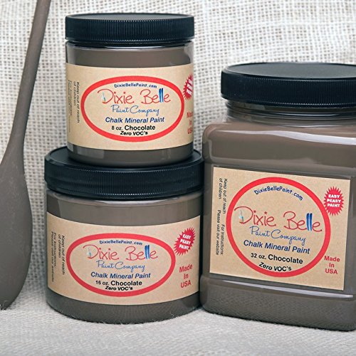 Dixie Belle Paint Company Chalk Finish Furniture Paint (Chocolate) (32oz)