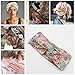 LOLIAS 12 Pack Women Headband Boho Floal Style Criss Twisted Turban Head Wrap Cute Hair Band