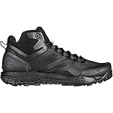 5.11 Tactical Work Shoes for Men, All-Terrain Mid-Boots for Patrol, Hiking, Outdoors, Black, 12, Regular, Style 12430