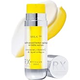 Beekman 1802 Milk RX Advanced Better Aging Wrinkle Serum, 1 fl oz | Collagen &amp; Vitamin C Face Serum with Peptides &amp; Goat Milk Exosomes, 2-in-1 Formula, Retinol Alternative