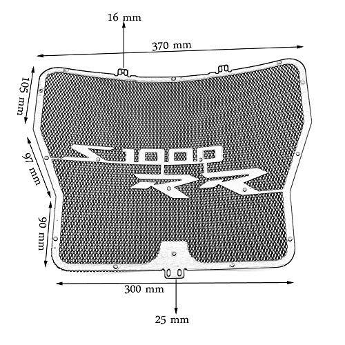 Stainless Steel Motorcycle Radiator Grille Guard Cover Protection Suitable For BMW S1000RR - Thumbnail 3