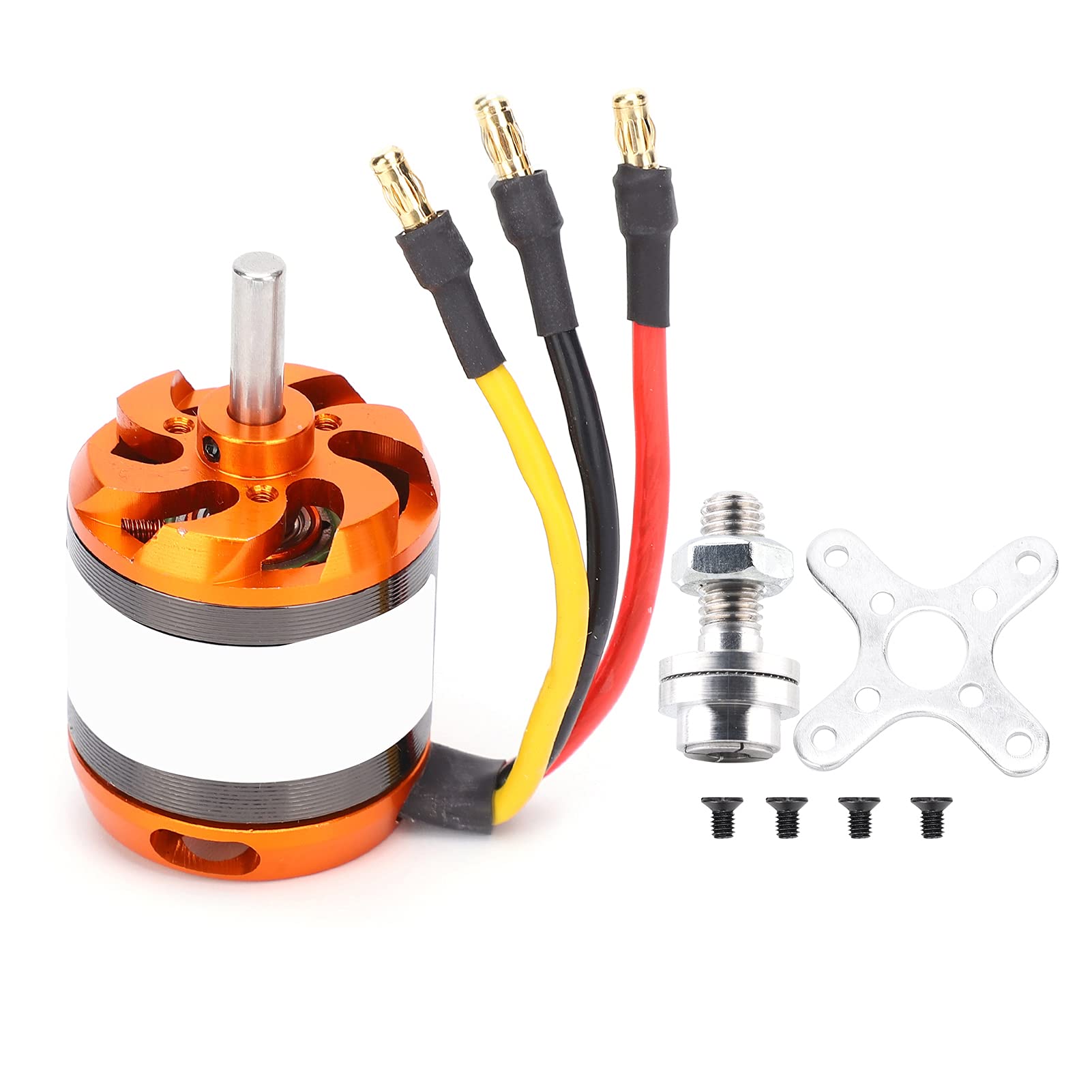 VGEBY Brushless Motor, Electric Motor RC Airplane Replacement Accessory for RC Fixed Wing Aircraft (1250KV)