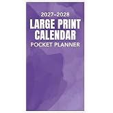 2027-2028 Large Print Pocket Planner