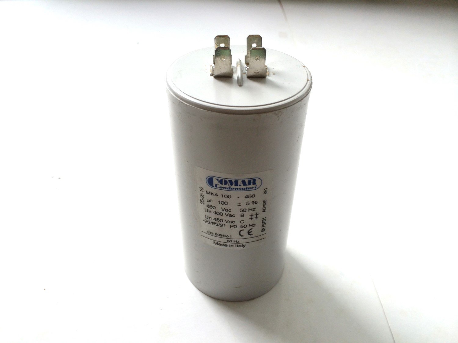 Made in Italy Motor Electrolytic Comar Condenser