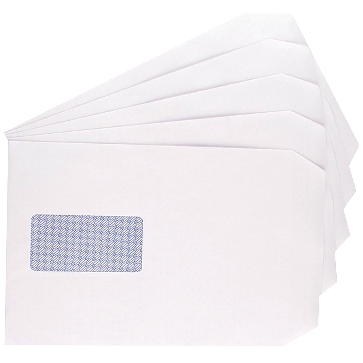 Q-Connect C5 Envelopes Window Pocket Self Seal 90gsm White (Pack of 500) 9000020