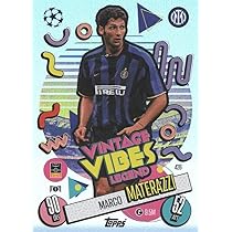 Match Attax 2024 2025 Marco Materazzi Vintage Vibes Legend