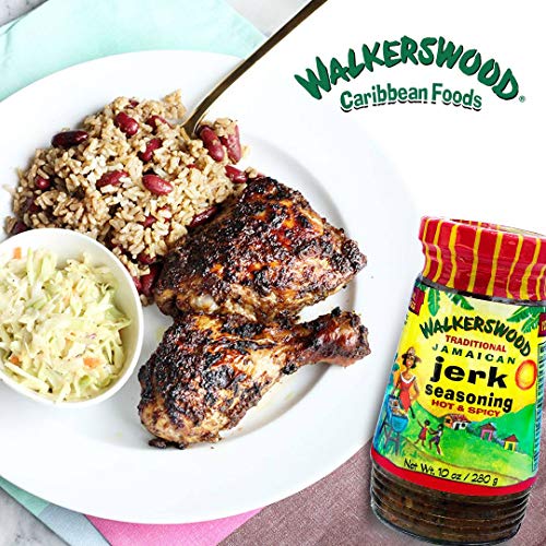 Walkerswood Traditional Jamaican Jerk Seasoning, 10 oz., Hot & Spicy