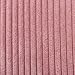 Home Brilliant Pillow Cover 18x18 Pink Throw Pillow Supersoft Accent Throw Pillow Cover for Couch Striped Velvet Corduroy Decor, Baby Pink, (45x45 cm, 18inch)
