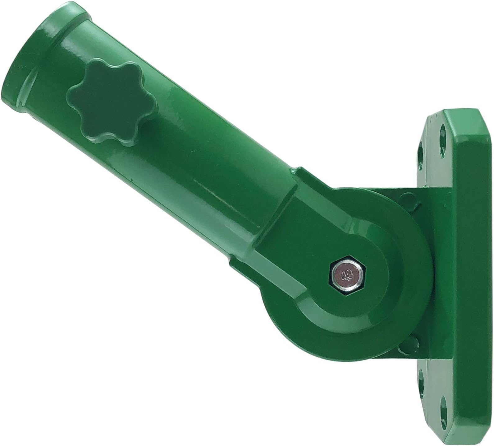 Green Grove Products Adjustable Flag Pole Bracket Heavy Duty Aluminum All Weather Flag Display Holder (Dark Green)