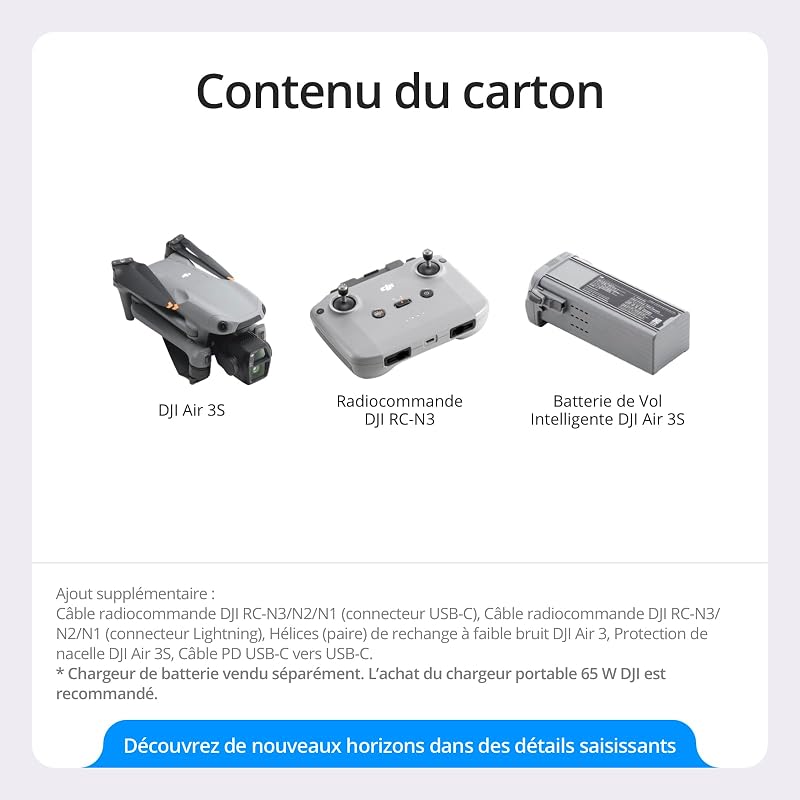 Air 3S (RC-N3), drone 4K à double caméra