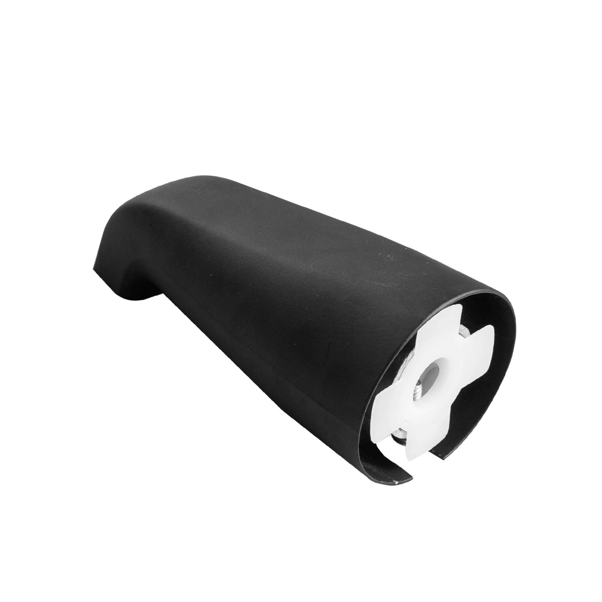 SENTO Universal Heavy Durable Metal Bathroom Tub Spout without Diverter, Heavy Duty Metal Bathtub Faucet without Shower Diverter - 4 Inches 1/2" Copper Pipe, Matte Black