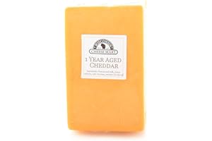 WISCONSIN CHEESE MART Cheddar Cheese 1 Year Aged 40oz Half Loaf