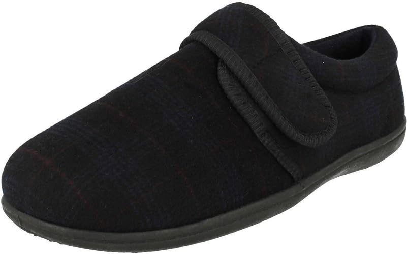 clarks mens velcro slippers