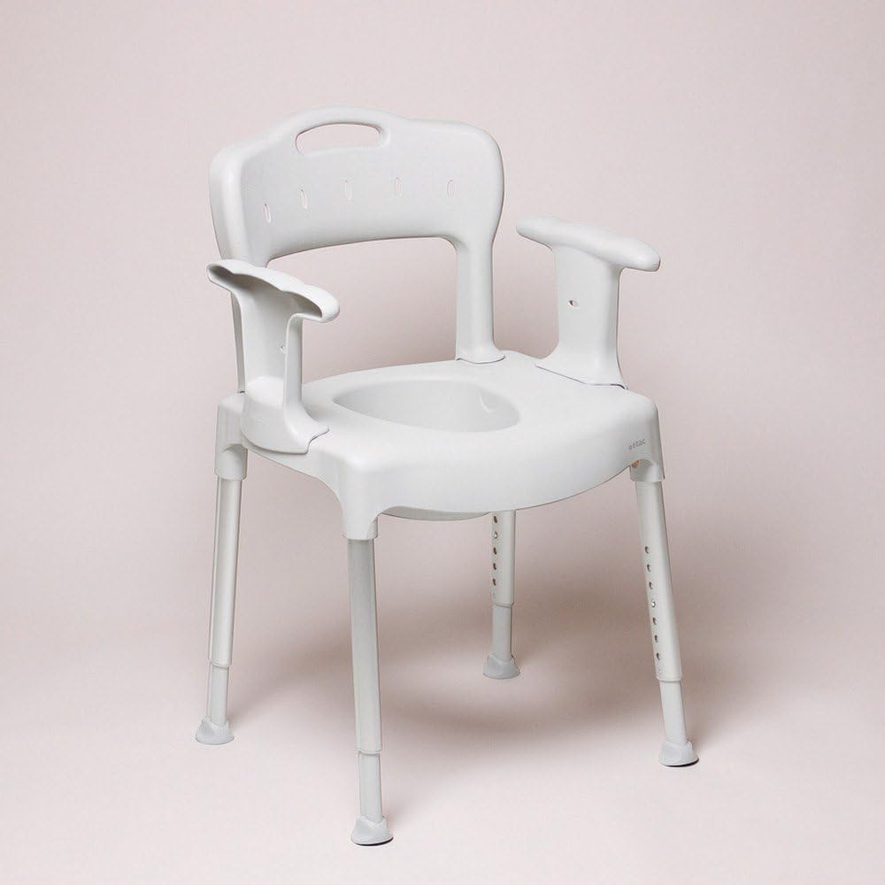 NRS Healthcare Swift 4-in-1 Shower, Commode, Toileting Chair, Grey - Image 5