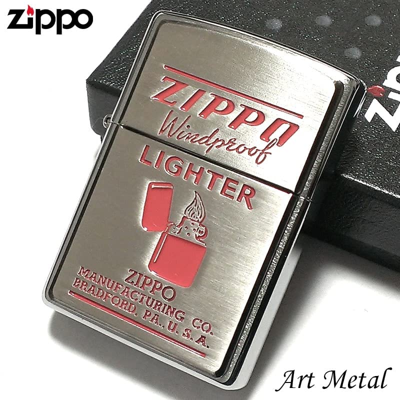 ZIPPO ZIPPO ART Metal 1 Silver Ebushi Lighter Package Design Medium