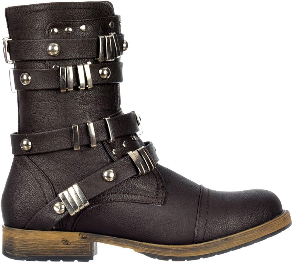womens military style boots