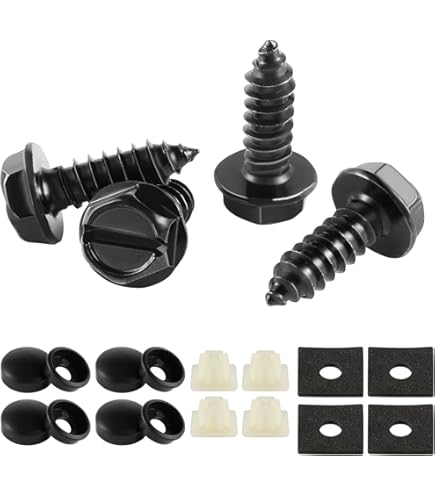 Amazon.com: Dorman 49258 License Plate Screw Kit, 4 Pack