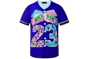 HOPSHION 90s Bel Air Baseball Jersey for Women