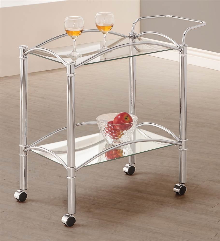 Glass & Mirrored Bar Carts