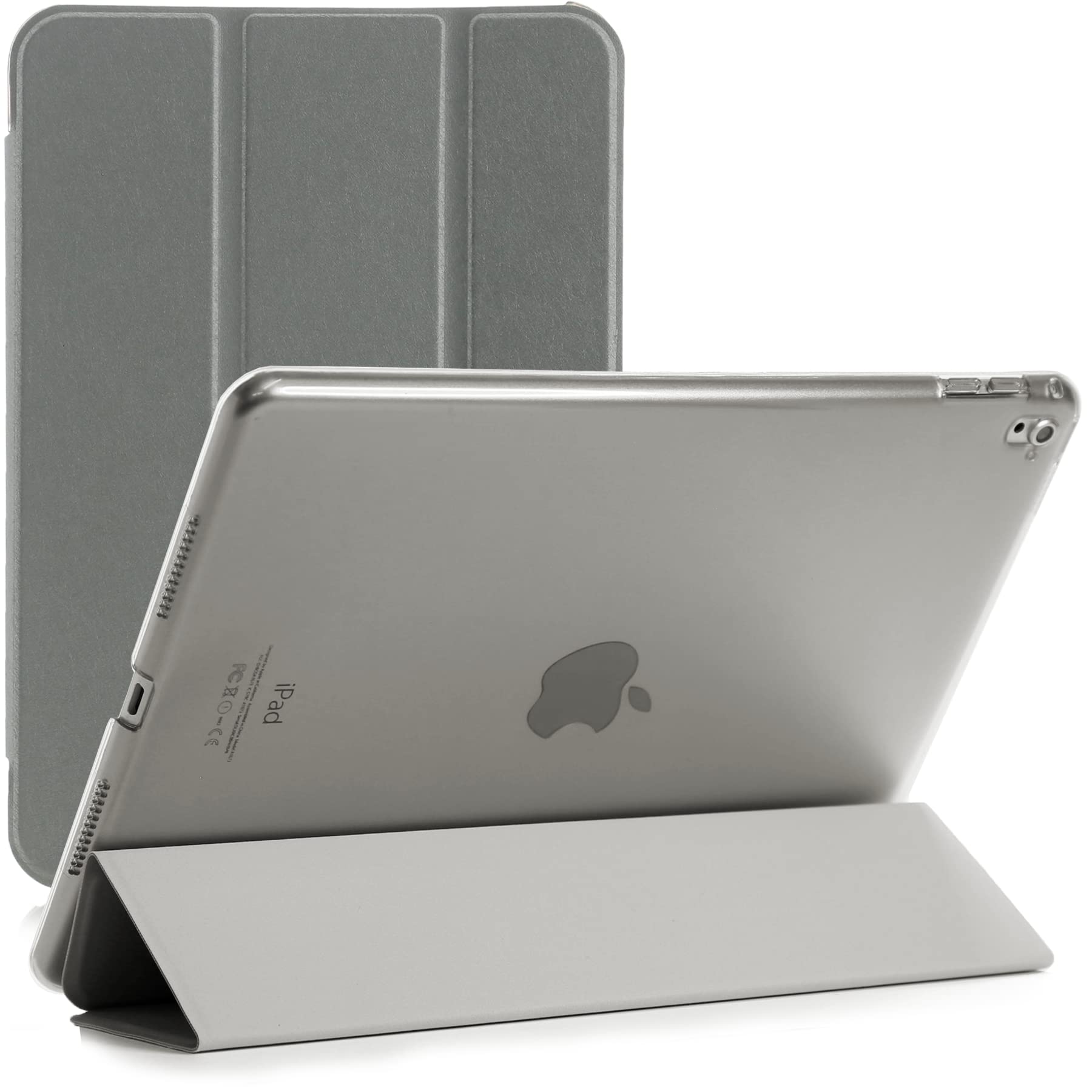 Smart Magnetic Stand Case For Only Apple iPad Pro 9.7 Release in 2016 (Silver)