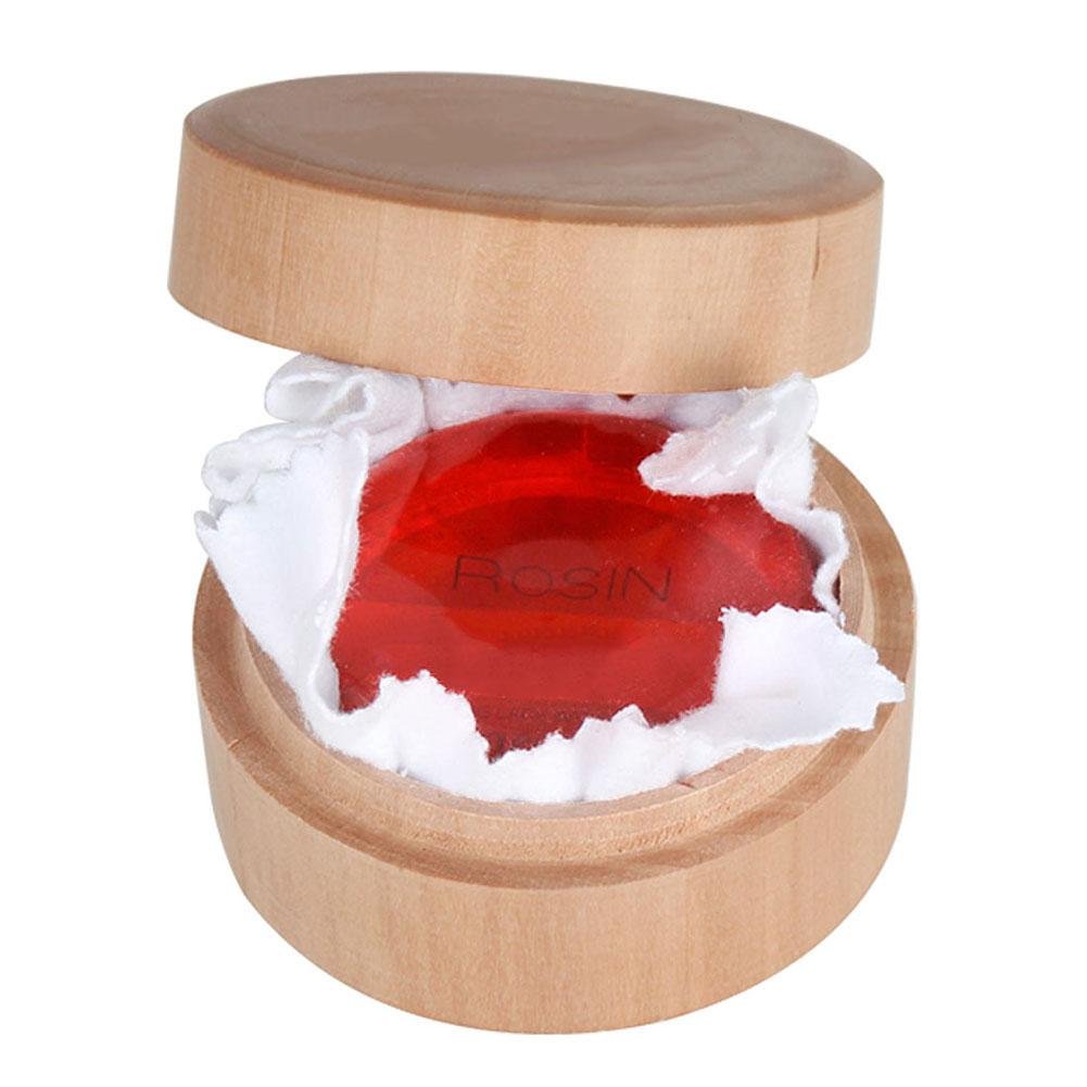 Bnineteenteam Bow Rosin, Dust Bows Rosin Natural Rosin for Violin, Viola, and Cello Solid Repair Circular Rosin(Red802)