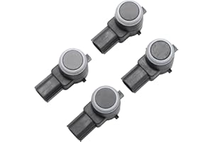 REPAIROCK 4 Pcs Bumper Backup Parking Sensor for Ram 1500 2500 3500 2011-2017 Reverse Parking Assist Sensor No.1EW63AXRAA/1EW63TZZAA Black