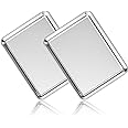 Stainless Steel Baking Sheet Set of 2, Deedro Cookie Sheet Metal Baking Pan Oven Tray, Non Toxic & Heavy Duty, Rust Free & Mirror Finish, Easy Clean & Dishwasher Safe, 12 x 10 x 1 Inch