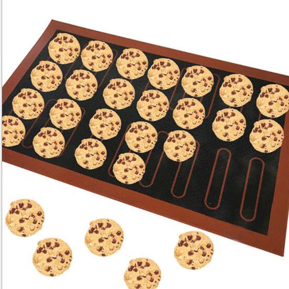 Silicone Baking Mat Bread Baking Sheets Non-Stick Oven Liner 18/44 Eclair Sheet Liner Bakeware Mat Cookie Heat Resistant Baking Pad Cake Bread Cookie Macaron Baking Accessories Kitchen Cooking Tools