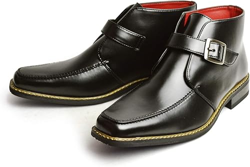 Amazon タケゾー ビジネスシューズ メンズ ブーツ 防水 防滑 抗菌 革靴 靴 レインシューズ スワールモカ 防滑 防臭 幅広 3eee 脚長 雨靴 紳士靴 メンズシューズ ビジネスシューズ