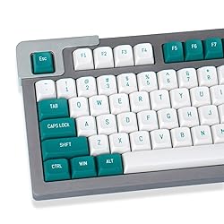 Mintcaps Dark Green White Keycaps Set 150 Keys MSA