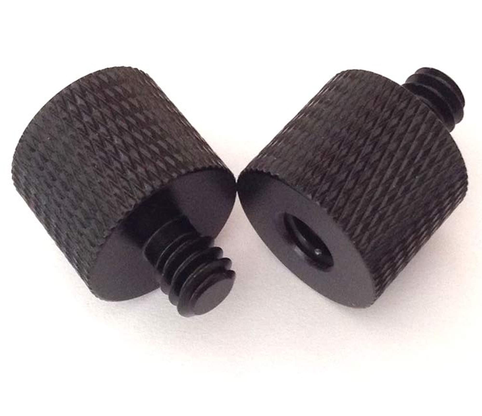 2x 1/4 Male To 1/4 Female 2.1cm Video Camera Tripod Platform Flash Bracket Light Hot Shoe Shoot Rebroadcast Base Screws Connector Connect Adapter Quick Mounting Connection Photograph Parts Accessories